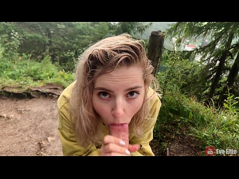 ❤️ Gadis swallows cum sanggeus blowjob umum - Eva Elfi ❤️❌ porno geulis di urang ❌️